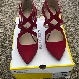 Liz Claiborne Ruby Red Women's Heels